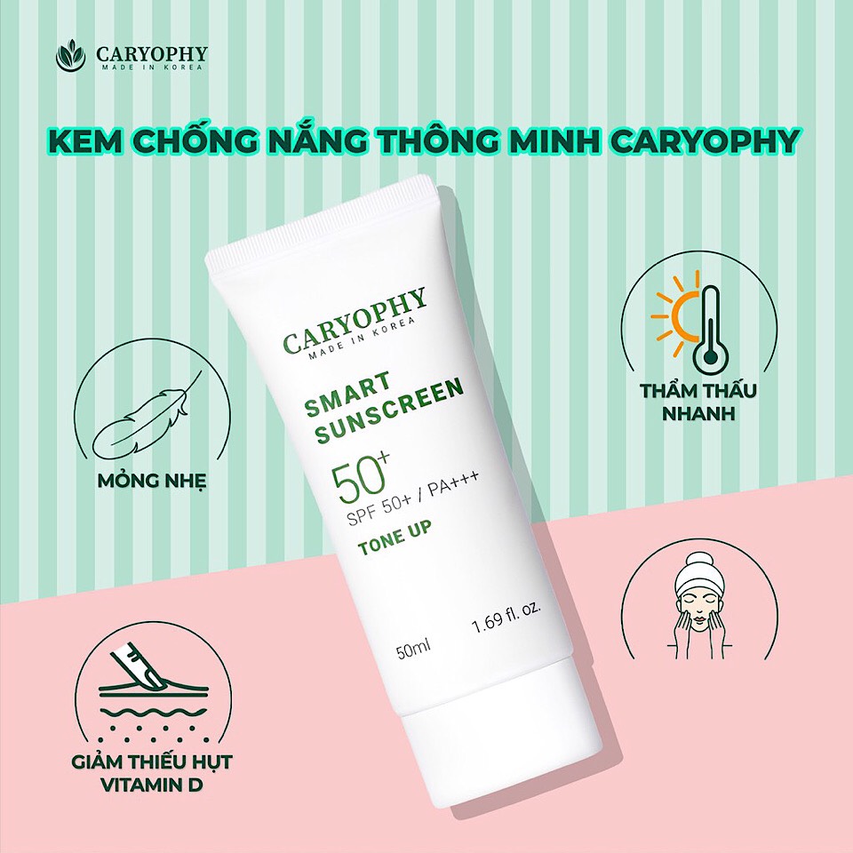 Caryophy Ophy Smart Sunscreen Tone Up SPF50+/PA+